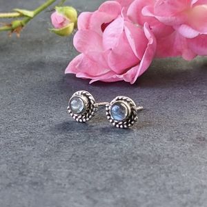 NWT Baizaar Labradorite Sterling Silver Studs